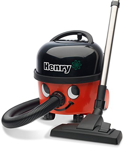 Numatic Henry A1 Bagged Cylinder Vacuum Cleaner plus Kit A1, Red/Black (Renewed)