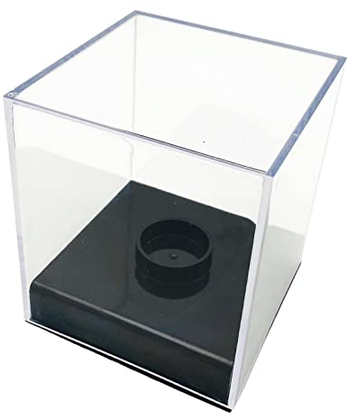 SM SunniMix Baseball-Vitrine, Baseball-Halterung für Ball-Schaukasten, Acryl-Baseball-Aufbewahrungsbox, Memorabilia-Vitrine für Baseball