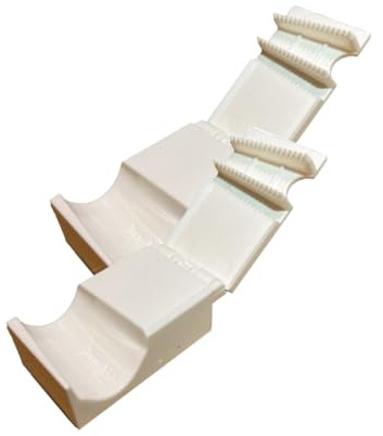 UKCOCO Éplucheur D'écrevisses Et Crevettes en Plastique Compact, Outil Cuisine Robuste pour Écaillage Et Décorticage Facile, 2 Pièces, pour Fruits De Mer à Domicile Restaurant