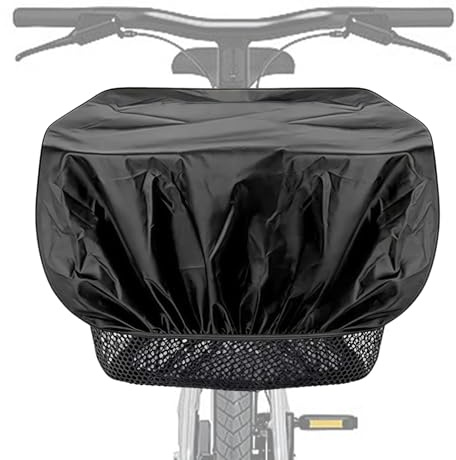 Mewflew Housse de pluie pour paniers de vélo et sacs à dos de randonnée – Protection imperméable pour panier de vélo et protection contre la pluie pour sacoche de vélo, panier de vélo arrière, sac à