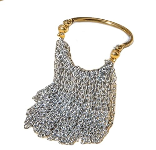 Bagues en acier inoxydable, chaîne à franges, bijoux, accessoire de fête pour dames tendance, accessoires uniques, accessoire de mariage