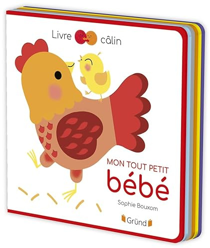 Mon tout petit bébé Livre tout-carton avec de la feutrine à toucher À partir de 6 mois