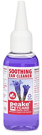 Quistel Dog Ear Cleaner Solution - Soothing Canaural Ear Drops - Dog Ear Drops for Infection Wax Dirt Yeast and Mites - 50ml