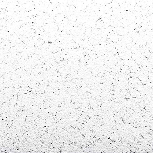 Baumwollputz Shop Baumwollputz Schneeweiß mit feinen schwarzen Effekten – Flüssigtapete aus weißer Baumwolle und Effektmaterialien für ca. 4 m .