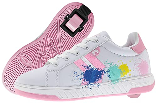 Breezy Rollers 2180373, Schuhe mit Rollen, 2-in-1 Kinderschuhe, Rollschuhe, Skateboardschuhe, Sneakers (Numeric_33)