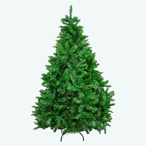 Árbol de Navidad 150cms, árbol de Navidad nevado, Luces de Navidad Opcionales, decoración arbol Navidad a tu Gusto, Christmas Tree 293 Ramas