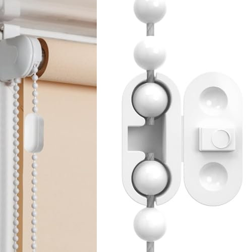 20 Pcs Blind Cord Connector Blind Chain Connector Ball Chain Connector,for Roller Blinds, Vertical and Roman Blinds