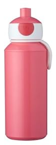 Mepal - Gourde Pop-up Campus Étanche pour L'école - Réutilisable pour Enfant - Sans BPA et Lavable au Lave-Vaisselle - 400 ml - Pink