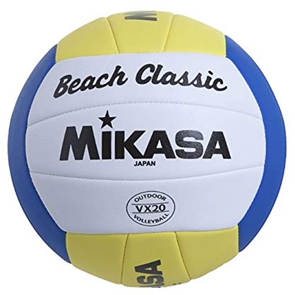 Mikasa VX20 Beach Classic Ball VX20, Unisex Volleyballs, White, 5 EU