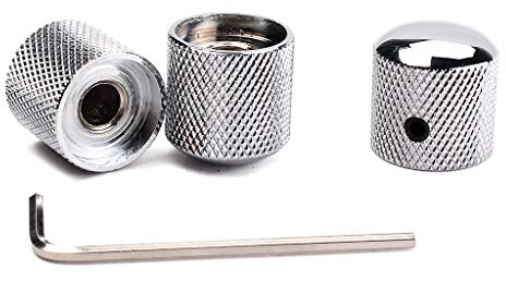 Alnicov Precision Gitarrenknöpfe mit 6.0 mm Durchmesser, 3 Stück