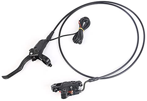 Syfinee Conjunto de freno de disco hidráulico con interruptor de alimentación para bicicleta plegable, scooter eléctrico