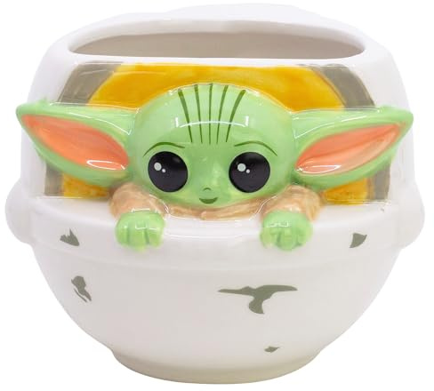 STOR Grogu 3D dans Une Tasse de Berceau, Vert, Mediano