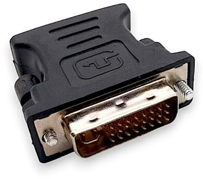 BQTEC DVI-D a VGA Adattatore 24+5 Pin Maschio a VGA 15 Pin Femmina Adattatore Convertitore