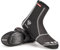 GEWAGE Fahrradschuhe Überschuhe, Unisex Warmhalte Schuhüberzieher mit Reflektierenden Streifen für MTB und Rennrad (Schwarz, L)