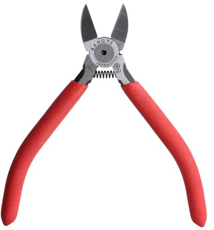 KEWAYO Taglierina laterale piccola, taglierina a filo metallico, 5 pollici, mini tagliafili di precisione, super taglierina per fili duri, morbidi ed estremamente fini