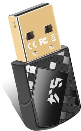 Flintronic Adattatore Bluetooth 5.4 per PC, Bluetooth Dongle USB, chiavetta USB Bluetooth, Bluetooth Stick Dongle (EDR & BLE) per Windows 11/10/8.1/7, per Desktop, Laptop, Auricolari, Tastiera, Mouse