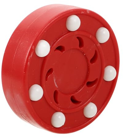 BESPORTBLE Inline Skating Ice Hockey Puck Hockey Pucks Hockey Accessories Hockey Balls Ice Hockey Training Tools Street Hockey Puck Training Pucks Plastic Ice Puck Ice Hockey Red Abs