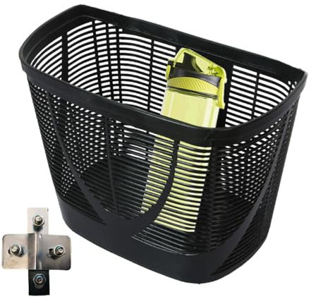 Mobility Scooter Basket, Stylish Bike Basket Front Adult, Large Scooter Baskets, Front Handlebar Storage Carrier, Easy Assembly For Adult Fruit Grocery
