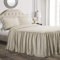 Lush Decor Copriletto con volant, poliestere, neutro, matrimoniale