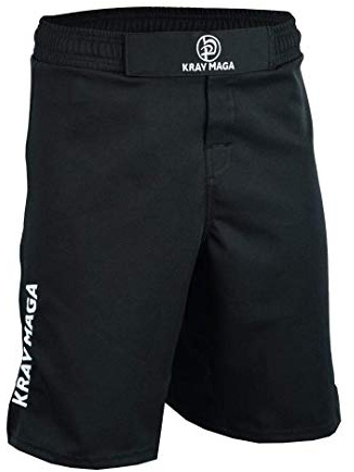 Krav Maga Negro Performance Entrenamiento MMA Shorts - Negro, 28