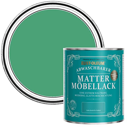 Rust-Oleum Green Furniture & Skirting Board Paint in Matt Finish - Emerald Green Matt 750ml