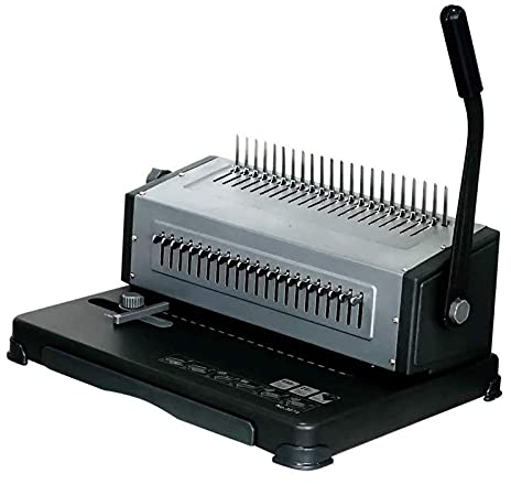 Bürozubehör,Hochleistungs-Bindemaschine, Klemmleiste, Schürze, Bindemaschine, Angebot, Vertrag, Textbindung, Mehrlochstanzer