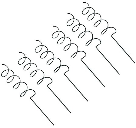 ANDRESLAD 6pièces Supports De Plantes Fer Artisanal Lot de Tuteurs Spiraux pour Fleurs Et Plantes Pot Design Élégant Et Pratique pour Jardin Et Intérieur