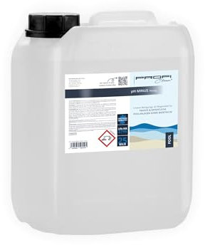 PROFI-Clean® pH- Minus Flüssiger pH Senker 25 kg / 20 Liter Kanister | Senkung des pH-Wertes Pool, Whirlpool, Planschbecken & Schwimmbad