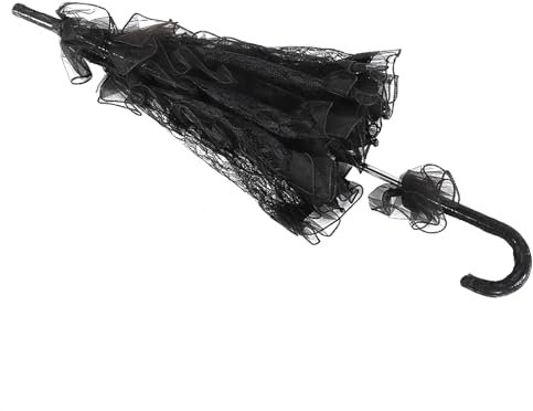 SHUAIGUO Elegante Paraguas de Encaje Nupcial, Accesorio de Fotografía Bodas para Retratos Novia y Ocasiones Especiales, Material Algodón (#5)