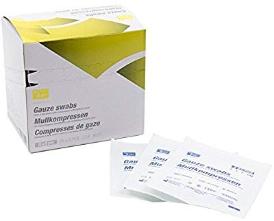 Teqler T-603875 Mullkompressen, sterile, 5 cm x 5 cm , 50 Stück (1er Pack)