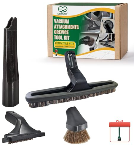 EZ SPARES 4 Piezas de Repuesto para Arco Iris, Herramienta para hendiduras, Cepillo para Polvo de Suelo, Accesorios de Varita de Limpieza, Accesorios de aspiradora arcoíris