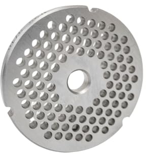 Grinder Plate for #22 Grinders, Hobart and Biro, with 3/16 Holes Great for First Grind Chili