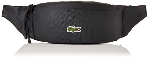 Lacoste Herren LCST Zipped Belt Bag Gürteltasche, Schwarz