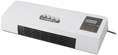 Combo Riscaldatore e Raffreddatore a Parete, Riscaldatore Elettrico da 2000 W, Condizionatore d'Aria 2 in 1, Ampia Copertura per il Bagno (Spina UE 100‑240 V)