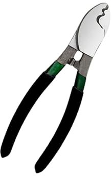 Heavy Duty Professional Wire Cutter, Electrical Cable Wire Plier Stripper Shear Cutting Tool, Anti-Slip Handle, for Aluminium, Copper and Plastic Cable,DIY Crafts (6 inch - 150mm)
