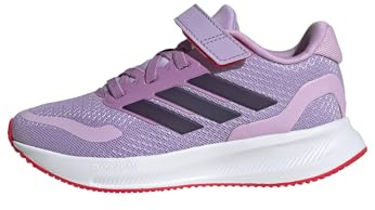 adidas Unisex Kids RUNFALCON 5 Shoes Kids, Powder Plum/Aurora Plum/Lucid Red, 11 UK Child