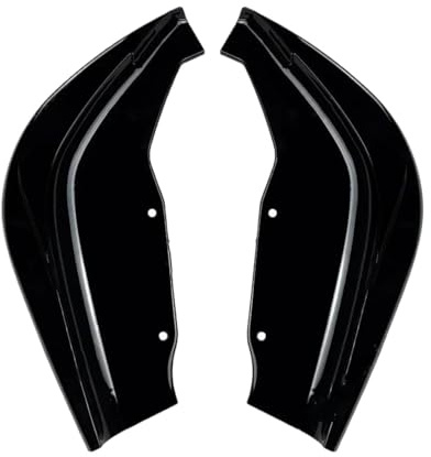 Minigonne Laterali Paraurti Posteriore Auto Diffusore Splitter Laterali Spoiler Labbro Body Kit Tuning Nero Lucido Per BMW Serie 1 F40 PACK M135i 2019-2024 Gonne Laterali(Gloss Black)