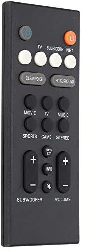 Universal-Fernbedienung, ABS-Fernbedienung Mando mit Einer Maximalen Steuerentfernung von ca. 10 Metern TV-Fernbedienung für YAS-209- und YAS-109-Lautsprecher