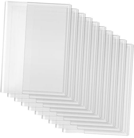 TOPBATHY 10pcs Non-Slip Book Cover Sleeve for Book Covers Protector Covering Film Accessory for Students for and Magazine Protectors