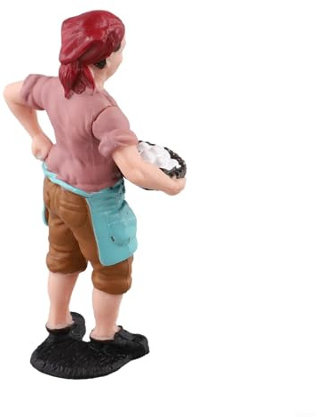 Figuras realistas de modelo de tren, pastor y granjero, personas de PVC para una configuración mejorada del tren, ideal para exhibiciones (ZQ378)