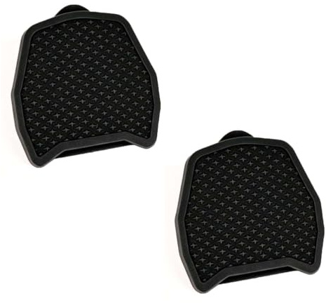 CDDCWZ 2 pedal plates for road bikes, turn click pedals into flat pedals, no cleats needed for grip and comfort, compatible with Shimano SPD-SL click pedals