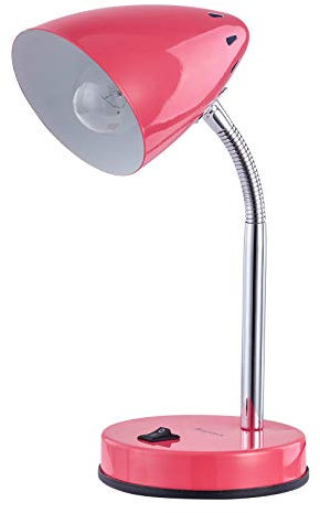 Innoteck Colour Adjustable Desk Lamp, Metal, 40 W, Pink