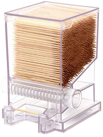 Serve Clean Toothpick Dispenser Clear- Restaurant-Style