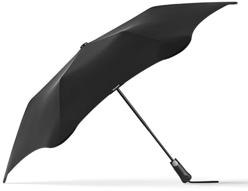 BLUNT Metro 2.0 Taschenschirm Regenschirm schwarz | kompakt & sturmfest – 100 cm Ø | Innovatives & patentiertes Design – getestet im Windkanal
