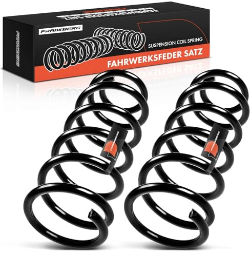 Frankberg 2x Muelles de chasis Muelles de suspensión Compatible con M.i.n.i R56 M.i.n.i Coupé R58 M.i.n.i R50 R53 Replace# 33536777197,RC5781