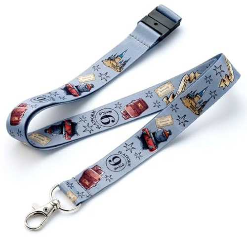 Harry Potter Offizielles Platform 9 3/4 Schlüsselband, GRAU, Einheitsgröße