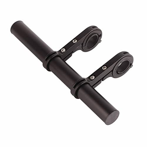 Natudeco 20 cm Lenkerhalterung, Erweiterungshalterung, Aluminiumlegierung, verstellbarer Klemmständer, Fahrradzubehörhalter, Fahrrad-Stoppuhr-Scheinwerferhalter, passend für