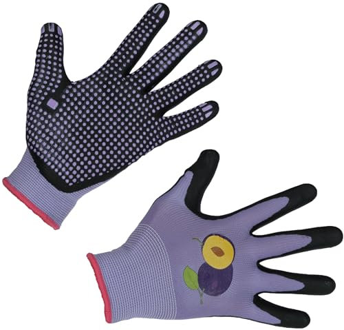 Keron Gartenhandschuh Blossom, Gr 7 lila genoppt, Gr 7-S