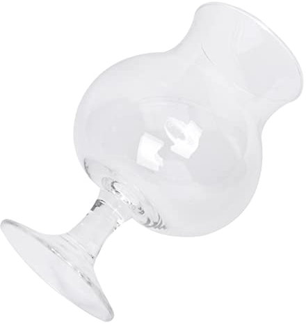 Amosfun Copa De Vidrio Tulipán Base Tulipán Copa Para Whisky Taza De Bar Diseño Creativo