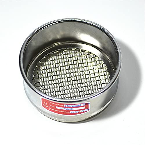 Sikt med finmaskig sil, Nätsikt, 304 SUS-sikt, kromram, R10 cm, öppning 2-5 mm